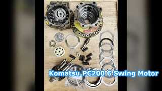 PC200-6 PC220-6 6D102 掘削機の部品の振動モーター アセンブリ 706-75-01170